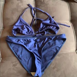 American Apparel Blue Bikini Large